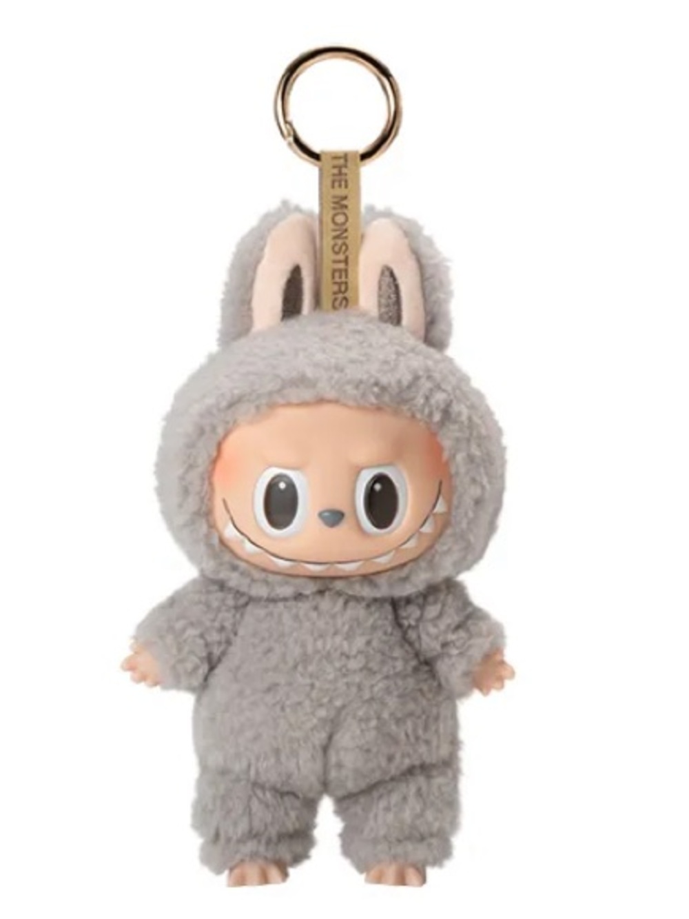 The Monsters Labubu Sesame Bean Plush Bunny Monster Keychain